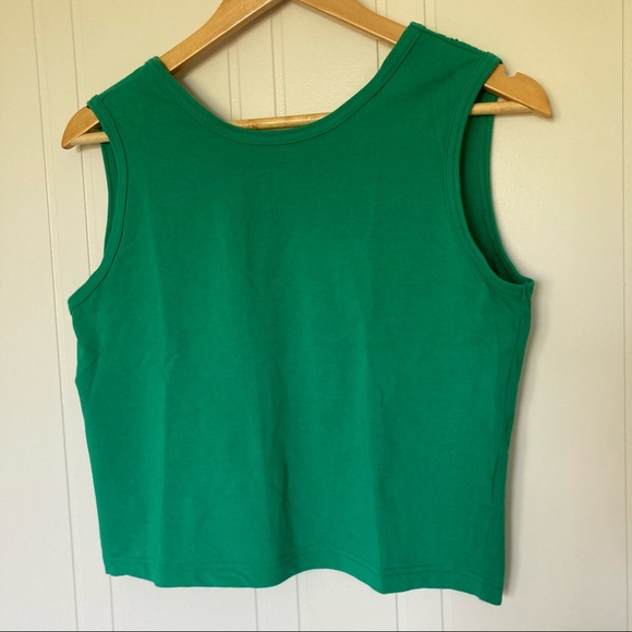 gorman Tops - Gorman scoop tank top in green - size 10